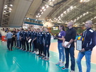 Pielaveden Sampo C-pojat vuoden joukkue onniteltavana.
